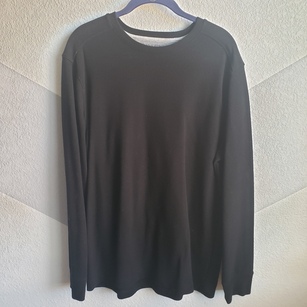 Banana Republic thermal black long sleeve